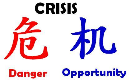 Two Brush Strokes for Crisis