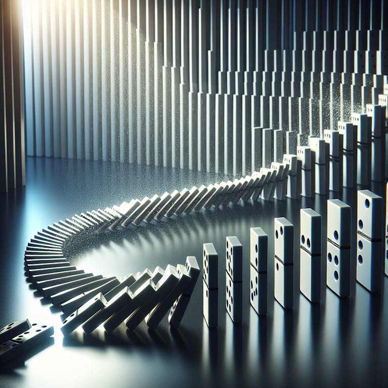 Dominoes cause and effect