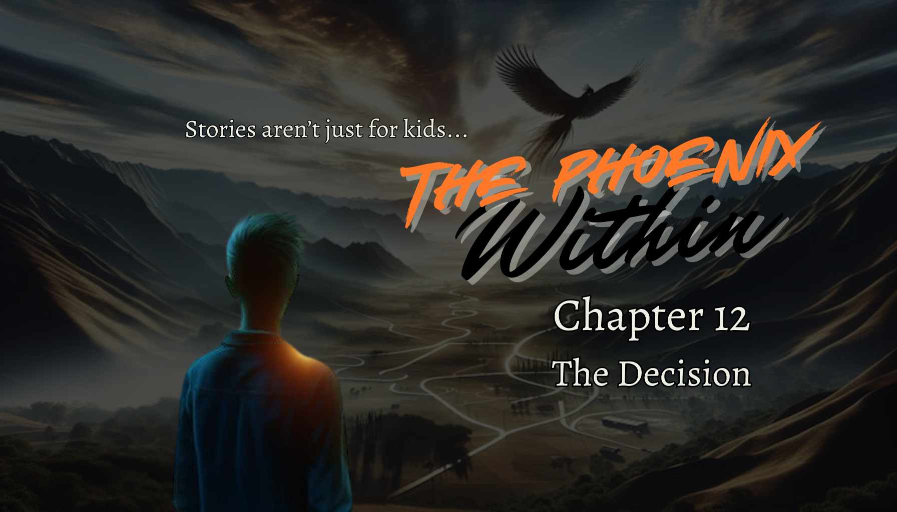 The Phoenix Within Chapter 12 "The Decision" blog banner.
