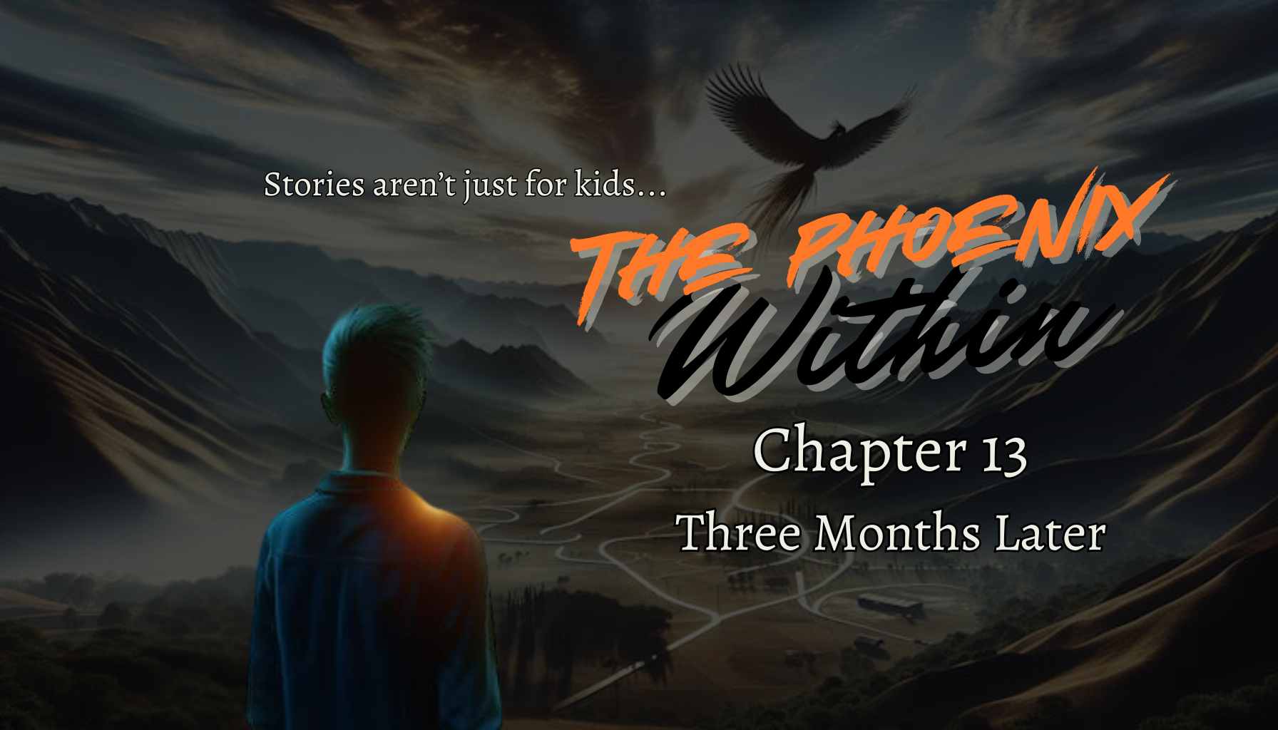 The Phoenix Within Chapter 13 "Three Months Later" blog banner.