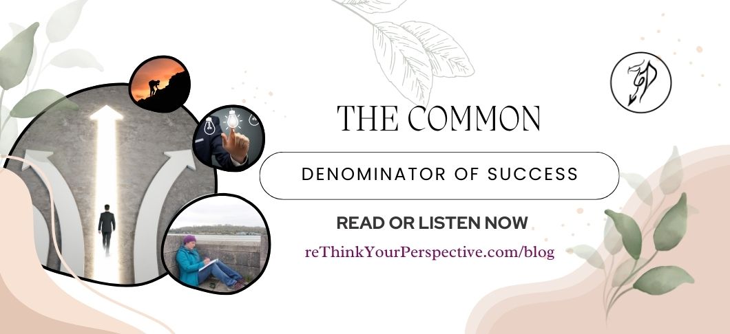Blog banner for the Common Denominator of Success article