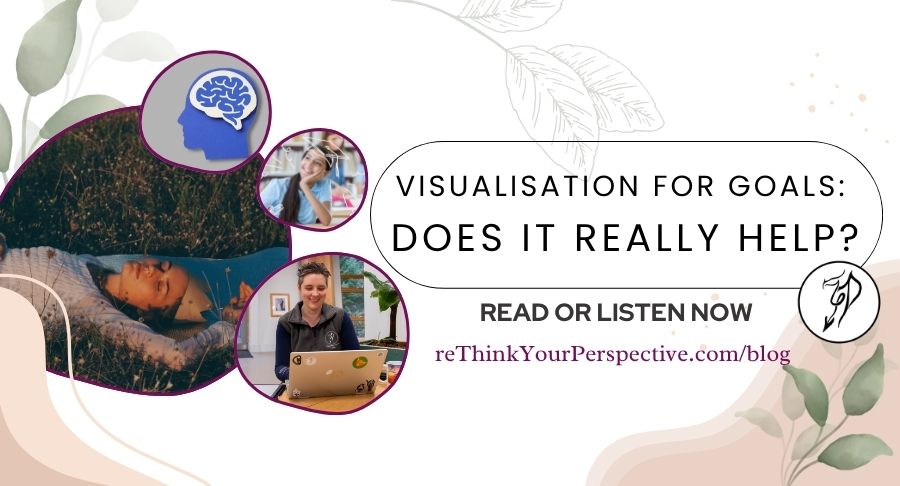 Blog banner for Visualisation for Goals, does it really help?
